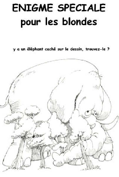 Enigme pour blondes-humourenvrac